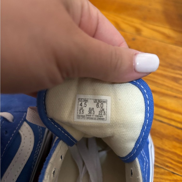 Suede blue and white vans - Picture 3 of 3